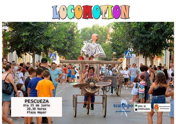 Imagen 25 de Junio - PROGRAMA DE ESCENARIOS MÓVILES 2024. Animación callejera. Locomotion