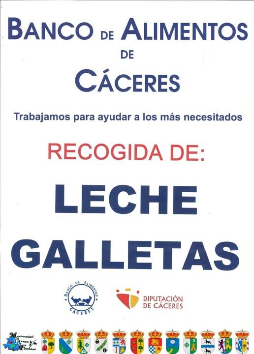 Imagen 28 y 29 de Noviembre - Recogida de leche y galletas para el Banco de alimentos de Cáceres