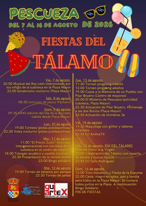 Imagen Programa completo de las fiestas del Tálamo 2026